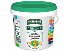 Затирка цветная ОСНОВИТ ПЛИТСЭЙВ XC6 E, белая (2кг) - фото