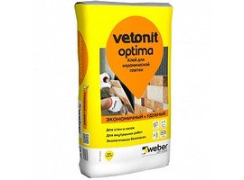 Клей для плитки Vetonit Optima, 25 кг - фото
