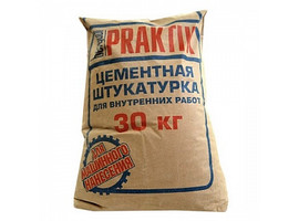 Штукатурка цементная для внутренних работ Praktik, 30кг - фото