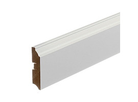 Плинтус МДФ фигурный Smartprofile Paint 82мм 2,4м. - фото