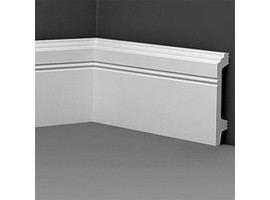 Плинтус напольный из пенополистирола 20x120x2000мм Де-Багет Н 120 - фото