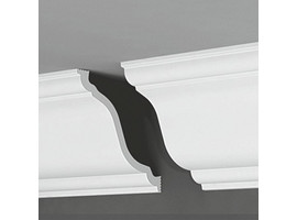 Плинтус потолочный из пенополистирола 130x130x2000мм Де-Багет П 11 130/130 - фото