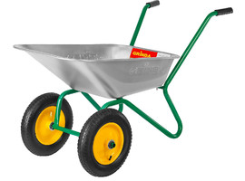 Cадовая двухколесная тачка GRINDA GB-2 80 л 120 кг - фото