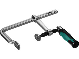 FORGE FF-200/100 струбцина тип F 200/100 мм, 450 кгс, KRAFTOOL - фото № 1