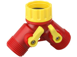 GRINDA GS-2, 3/4″, двухканальный, распределитель поливочный многоканальный, с внутренней резьбой - фото
