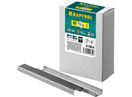 KRAFTOOL 6 мм скобы для степлера тонкие широкие тип 80, 5000 шт - фото № 1