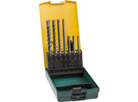 KRAFTOOL Набор буров SDS-plus 7 шт: 5 х 110, 6 х 110, 8 х 110, 6 х 160, 8 х 160, 10 х 160, 12 х 160 мм, INDUSTRIE QUALITAT - фото № 1