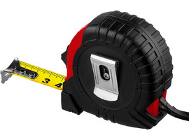 MIRAX Rubber 3м / 18мм рулетка в обрезиненном пластиковом корпусе - фото № 2