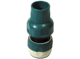 RACO COMFORT-PLUS 3/4″, с автостопом, соединитель быстросъёмный с защитой от перегиба шланга ,из ABS-пластика с TPR - фото