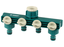 RACO ORIGINAL 1/2″ - 3/4″, распределитель поливочный, с внутренней резьбой, четырехканальный - фото
