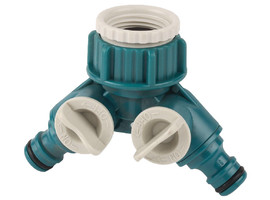 RACO ORIGINAL 3/4″ - 1″, распределитель поливочный, с внутренней резьбой, двухканальный - фото