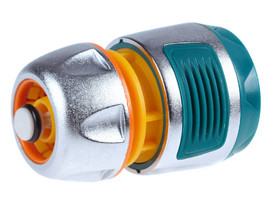 RACO PROFI-PLUS 1/2″, с автостопом, соединитель усиленный быстросъемный для шланга, из металла с TPR - фото