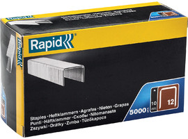 RAPID 10 мм скобы тонкие широкие тип 80 (12 / ВеА 80 / Prebena A / Senco AT), 5000 шт - фото № 1