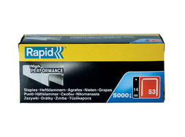 RAPID 14 мм узкие скобы, супертвердые, профессиональные тип 53 (A / 10 / JT21), 5000 шт - фото № 2