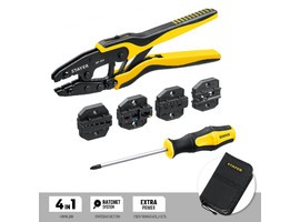 SP-4M набор пресс-клещи, 4 матрицы, в сумке чехле, STAYER Professional - фото