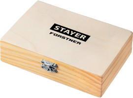 STAYER Forstner 5 шт., 15-20-25-30-35мм, набор сверл форстнера по дереву, ДСП - фото № 2