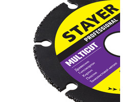 STAYER MultiCut 115х22,2мм, диск отрезной по дереву для УШМ - фото № 3