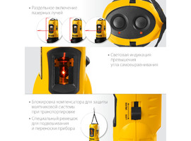 STAYER SLL-1 нивелир лазерный, 10м, точн. +/-0,5 мм/м, штатив, сумка - фото № 2