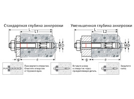 Анкер клиновой, оцинкованный, ETA Option 7, М10x120, 25шт, KRAFTOOL - фото № 2