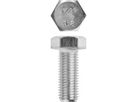 Болт ГОСТ 7798-70, M16 x 40 мм, 5 кг, кл. пр. 5.8, оцинкованный, ЗУБР - фото № 1