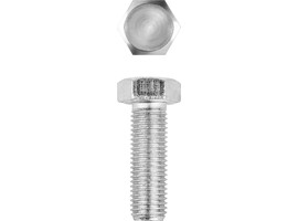 Болт ГОСТ 7798-70, M16 x 60 мм, 5 кг, кл. пр. 5.8, оцинкованный, ЗУБР - фото № 1
