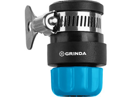 Быстросъёмный соединитель GRINDA TCC-34, шланга 1/2″ - труба 3/4″, с хомутом - фото № 2