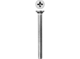 Винт DIN 965, M5 x 55 мм, 5 кг, кл. пр. 4.8, оцинкованный, ЗУБР - фото № 1