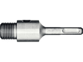 Державка ЗУБР для бур коронки с хвостовиком SDS Plus, L-100мм,резьба М22,конусное крепление центрир сверла - фото № 1