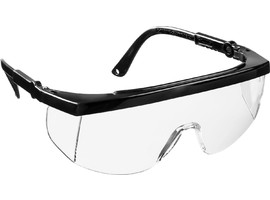 Защитные очки STAYER PRO-5R монолинза с боковой защитой, открытого типа, прозрачные - фото № 2