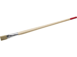 Кисть плоская тонкая STAYER ″UNIVERSAL-STANDARD″, светлая натуральная щетина, деревянная ручка, №18 x 20мм - фото № 1