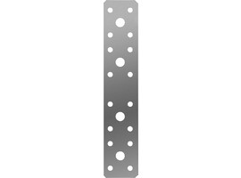 Крепежная пластина 180x35 x 2мм, КП-2.0 ЗУБР - фото