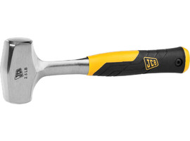 Кувалда JCB цельнокованая, двухкомпонентная виброгасящая рукоятка, 1130г - фото