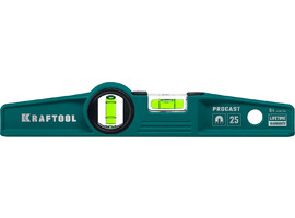 Магнитный литой уровень KRAFTOOL 250 мм PROCAST-M - фото № 1