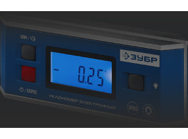 МИНИ уровень-уклономер электронный, IP65, Магнитный, Диапазон 0-90°, Точность ±0,05°, 3 кнопки, HOLD, Подсветка, Автоповорот, ЗУБР Профессионал - фото № 2