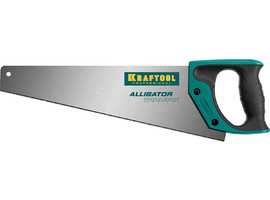 Ножовка (пила) ″Alligator TOOLBOX 13″ 350 мм, 13 TPI, специальный зуб, компактная, точный рез всех видов материалов, KRAFTOOL - фото