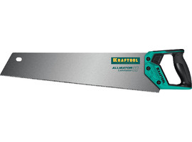 Ножовка по ламинату ″Alligator LAMINATOR 11″, 500 мм, 11 TPI 3D зуб, KRAFTOOL - фото