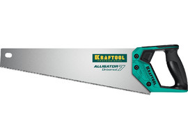 Ножовка универсальная ″Alligator Universal 7″, 400 мм, 7 TPI 3D зуб, KRAFTOOL - фото