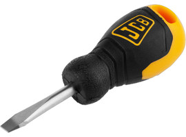 Отвертка JCB, хромомолибденовая сталь S2, двухкомпонентная рукоятка, магнитный наконечник, SL 6,5х40мм - фото