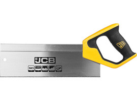 Пила JCB для стусла, полотно из стали SK5, 3-х гранные зубья, двухкомпонентная рукоятка, усиленный обушок, 300мм - фото