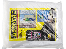 Пленка STAYER ″PROFI″ защитная укрывочная, LDPE, 30 мкм, 4 х 5 м - фото
