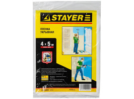Пленка STAYER ″STANDARD″ защитная укрывочная, HDPE, 7 мкм, 4 х 5 м - фото