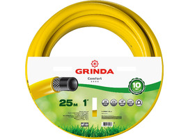Поливочный шланг GRINDA COMFORT 1″ 25 м 20 атм трёхслойный армированный - фото