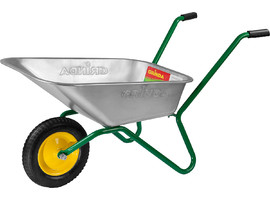 Садовая одноколесная тачка GRINDA GB-1 80 л 100 кг - фото № 1