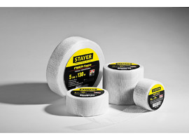 Серпянка самоклеящаяся FIBER-Tape, 5 см х 10м, STAYER Professional 1246-05-10 - фото № 2