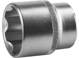 Торцовая головка ЗУБР ″Мастер″ (1/2″), Cr-V, SUPER LOCK, хроматированное покрытие, 32 мм - фото