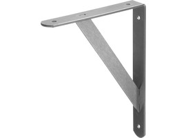 Уголок-кронштейн STAYER ″MASTER″, усиленный, 250х200х30х4мм, оцинкованный - фото