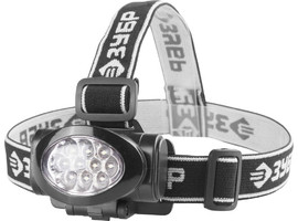 Фонарь ЗУБР ″Мастер″ налобный светодиодный, 10Ultra LED, матричный рефлектор, 3 режима, 3ААА - фото