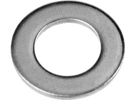 Шайба DIN 125A, 12 мм, 5 кг, оцинкованная, ЗУБР - фото