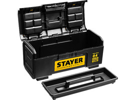 Ящик для инструмента ″TOOLBOX-24″ пластиковый, STAYER Professional - фото № 3