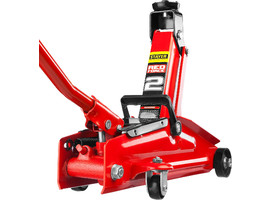 STAYER R-28 2т 130-350мм подкатной домкрат для легковых а/м в кейсе, RED FORCE - фото № 2